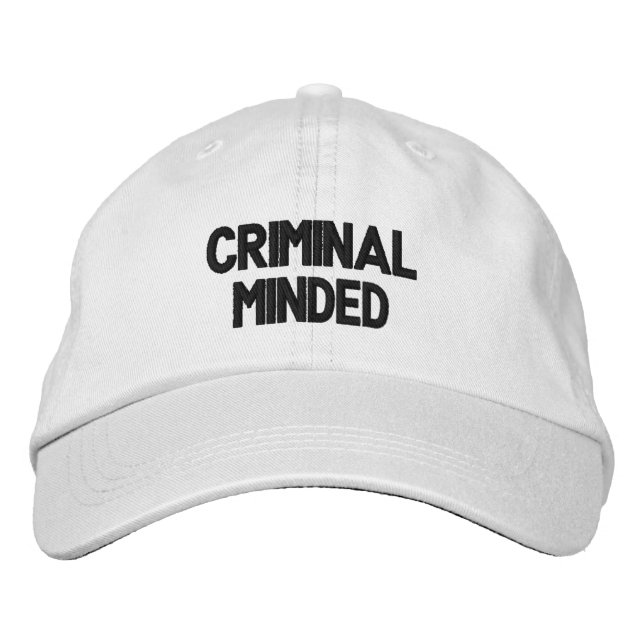 criminel Casquette ajustable (Devant)