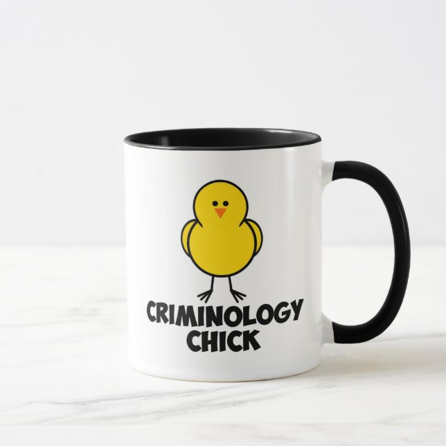Criminology Chick Mug (Right)