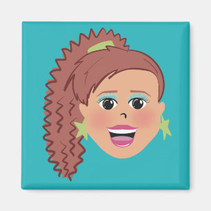 Crimped side pony magnet