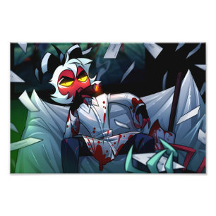 Crimpson Halloween Slasher   Helluva Boss   Photo Print