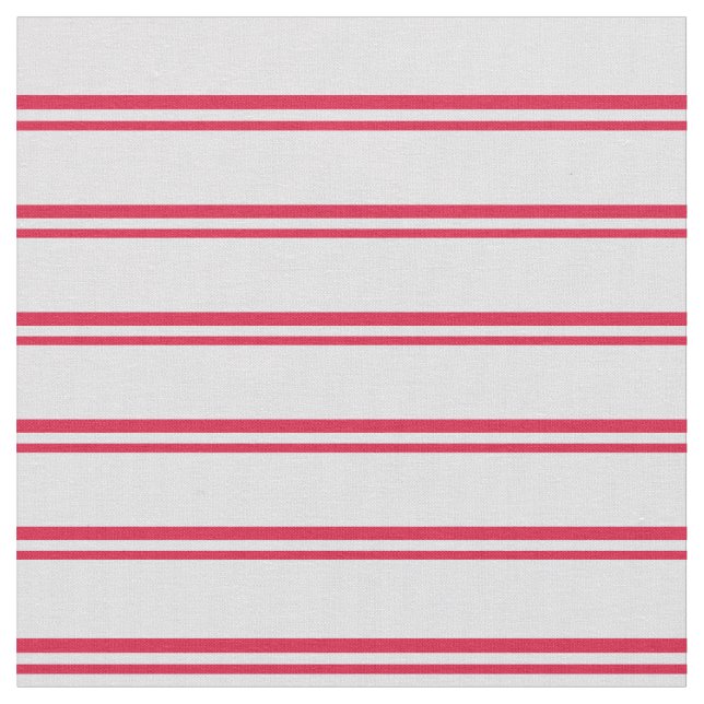 Crimson and Lavender Coloured Lined Pattern Fabric (Close Up)