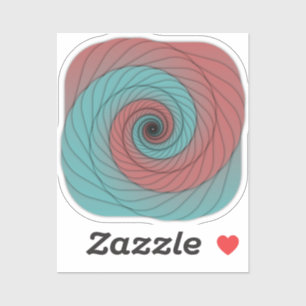 Crimson and Teal Vortex