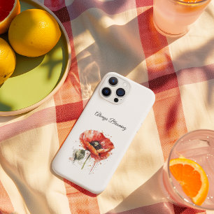 Crimson Bloom, custom iPhone 11 Case