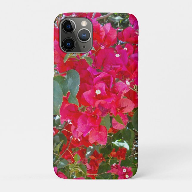 Crimson Blossoms: Dance Of The Red Bougainvilleas  Case-Mate iPhone Case (Back)