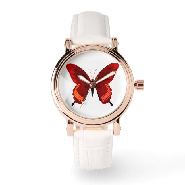 Crimson Butterfly eWatch Watch (Front)