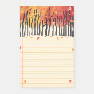 Crimson Canopy Post-it Notes