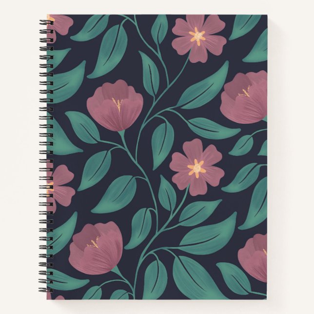 Crimson Cascade (Large Scale) Notebook (Front)