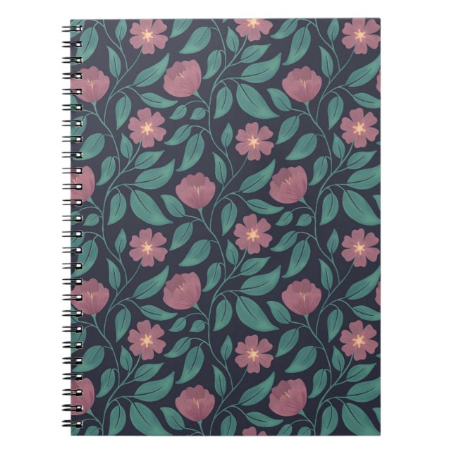 Crimson Cascade (Medium Scale) Notebook (Front)