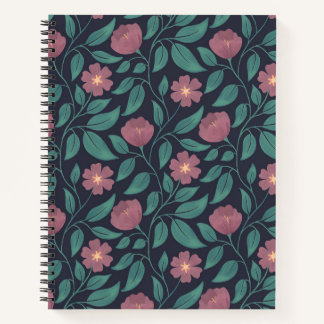 Crimson Cascade (Medium Scale) Notebook