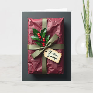 Crimson Christmas Gift Card