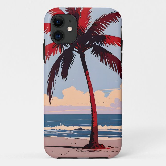 Crimson Coastline Case-Mate iPhone Case (Back)