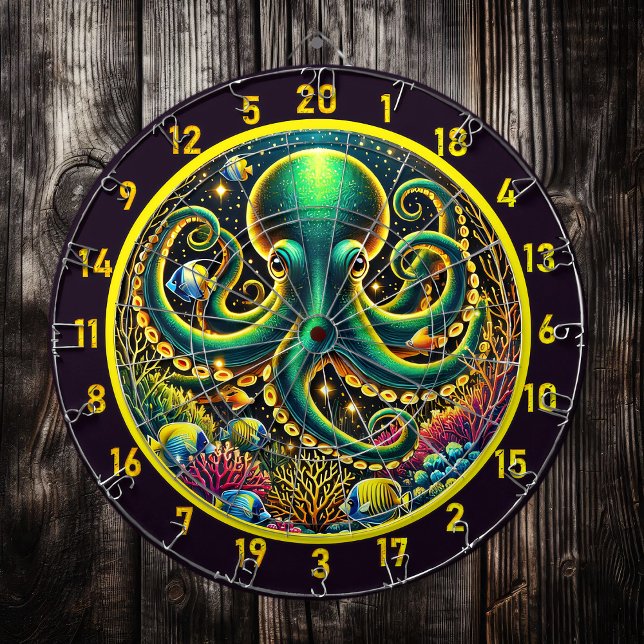 Crimson Depths Octopus Dartboard (Creator Uploaded)
