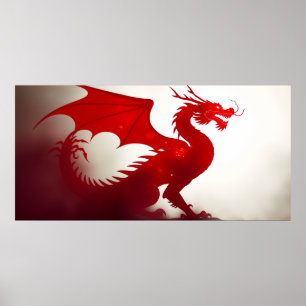Crimson Dragon Fury Poster