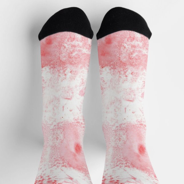 Crimson Echoes Socks (Top)