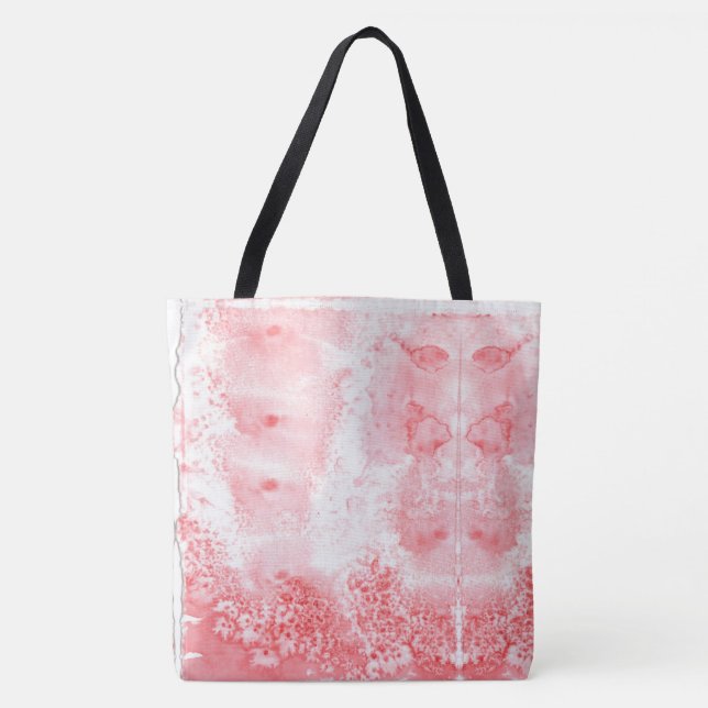 Crimson Echoes Tote Bag (Front)
