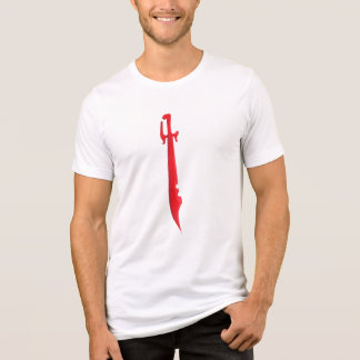 Crimson Edge – Intense Sword Design Tri-Blend Shirt