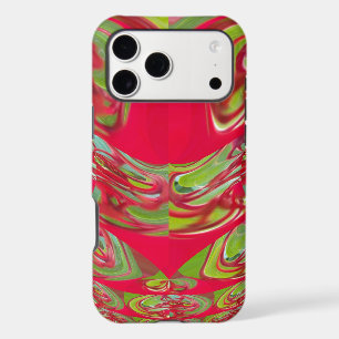 Crimson & Emerald Flow   Beautiful Red & Green Tex