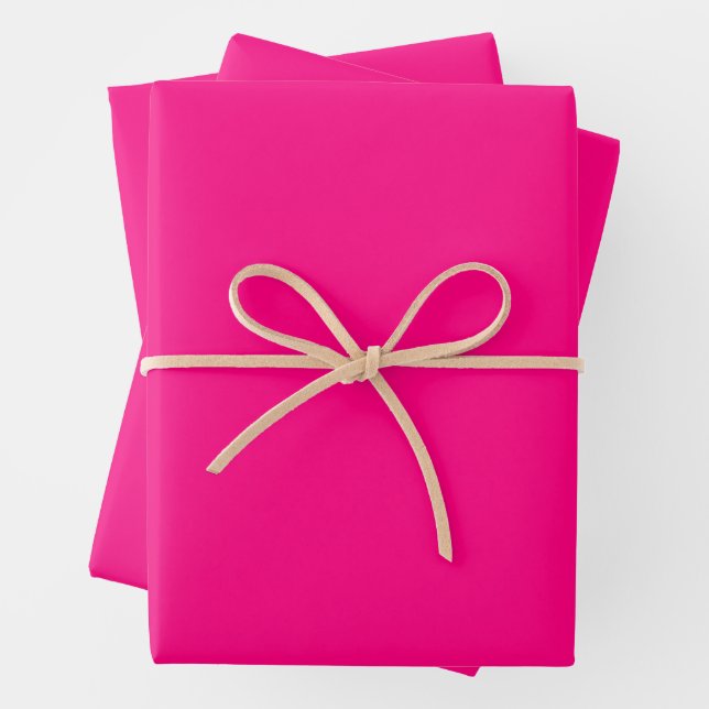 Crimson Festive Wrapping Paper Sheet (In situ)