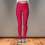 Crimson Glory Solid Colour Leggings<br><div class="desc">Crimson Glory Solid Colour</div>