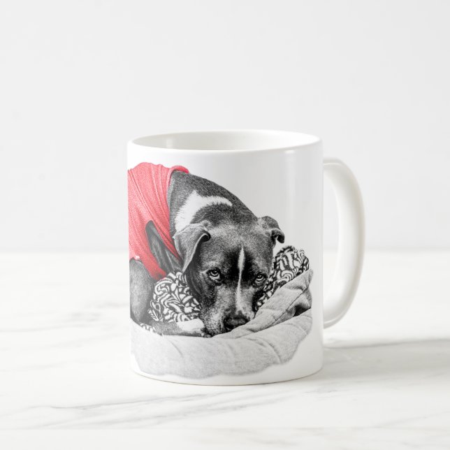 Crimson Glow of Fall Nights Coffee Mug (Front Right)