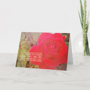 CRIMSON Greeting Card