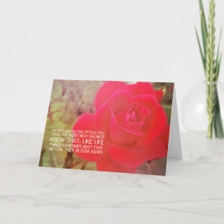 CRIMSON Greeting Card