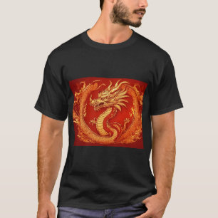 "Crimson Guardian: Dragon's Fury Tee" T-Shirt