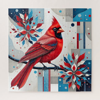 Crimson Harmony Jigsaw Puzzle