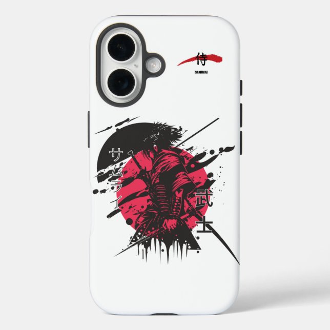 Crimson Honor: Samurai Warrior Case-Mate iPhone Case (Back)