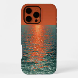 Crimson Horizon: Sun’s Final Embrace iPhone 16 Pro Max Case