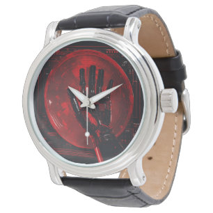 Crimson Interface: The Hand of Control Watch
