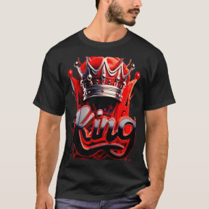 Crimson King Silver Crown - Urban Streetwear Editi T-Shirt