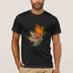 Crimson Leaves Aesthetic   Bella+Canvas Short  T-Shirt