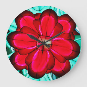 Crimson Majesty  Large Clock