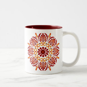Crimson Mandala Mug