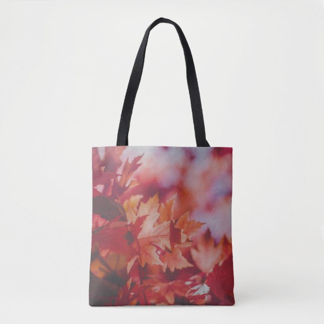 Crimson Maple Reverie Tote Bag (Front)