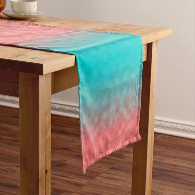 Crimson Mirage Long Table Runner (In Situ)