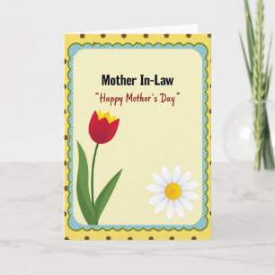 Crimson Mother Inlaw Card
