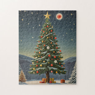 Crimson Noel Jigsaw Puzzle