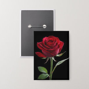 Crimson on Ebony: The Single Red Rose,