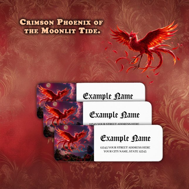 Crimson Phoenix of the Moonlit Tide.  (Creator Uploaded)