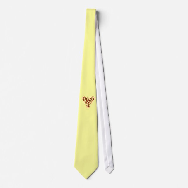 Crimson Phoenix Rising necktie (Front)