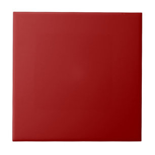 Crimson Red Solid Color Tile