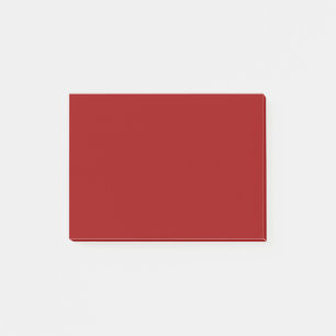 Crimson Red Solid Colour   Classic   Elegant Post-it Notes