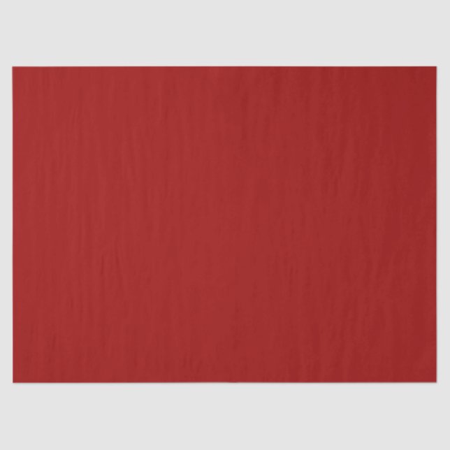 Crimson Red Solid Colour Tissue Paper (Front)