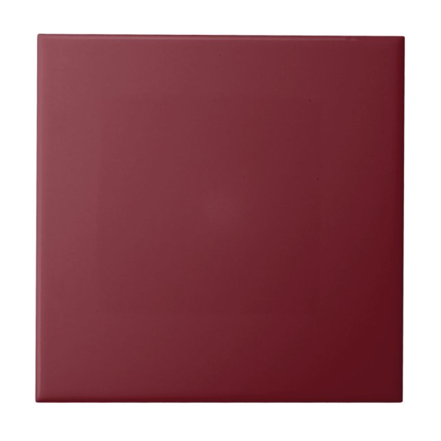 Crimson Rose Red Square Kitchen and Bathroom Tile (Front)