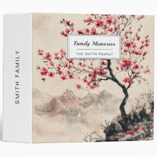 Crimson Sakura Mountain Serenity (1) Binder