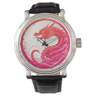 Crimson Serpent Emblem Watch