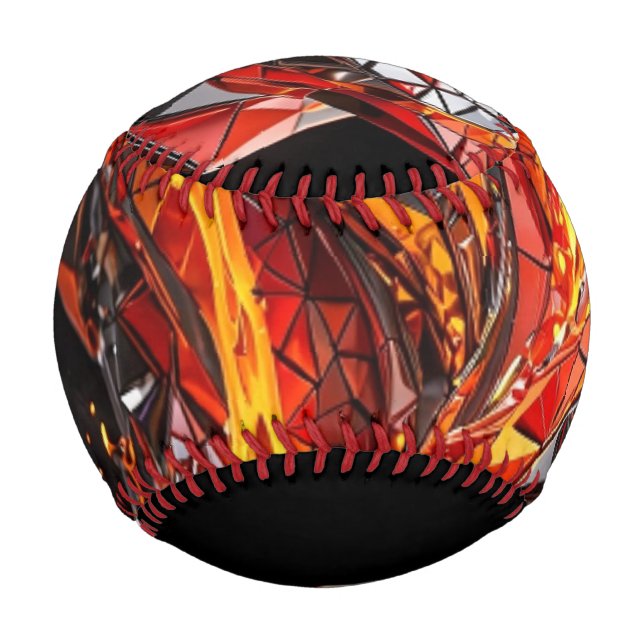 Crimson Serpent of Molten Gold Baseball (Front)