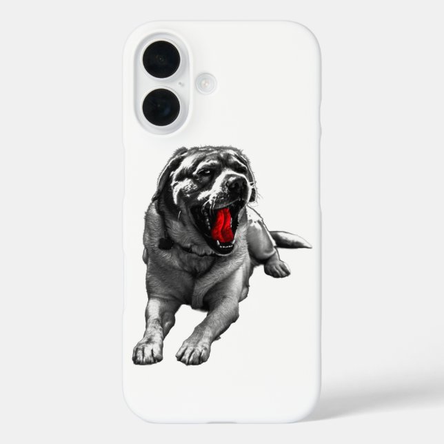 Crimson Shadow Hound Case-Mate iPhone Case (Back)